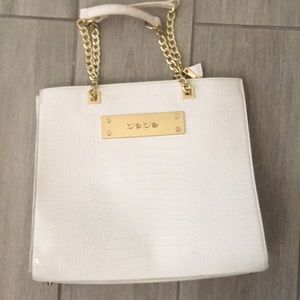 White BEBE purse